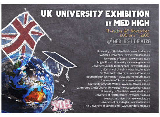 UK University Exhibition at Med High