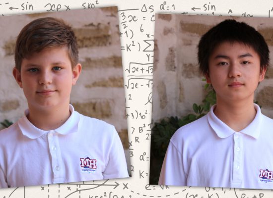 We would like to congratulate our students, Roman Gryshko from Grade 4 and Xie Mengi Ci from Grade 6, for attaining bronze medals in the 2021 International Mathematics Kangourou Competition. We are very proud of you! Well done!