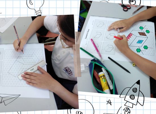 Junior School – Grade 4: – The Grade 4 students design a house in Isometric perspective and discover its connection with the beloved online game “MineCraft”!