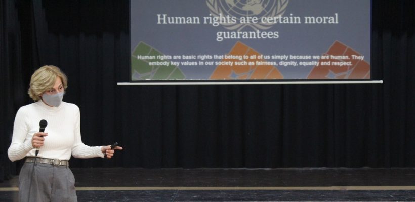 Human Rights Week:  Thank you to Dr. Elsa Nicolaides for presenting to our students how ‘Human rights are certain moral guarantees’